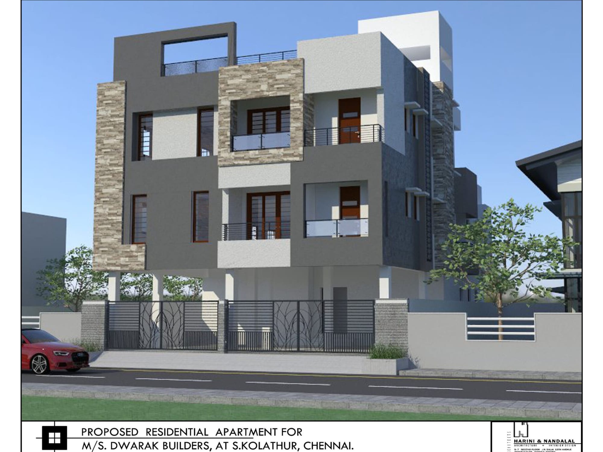Front elevation of Dwarak Prem