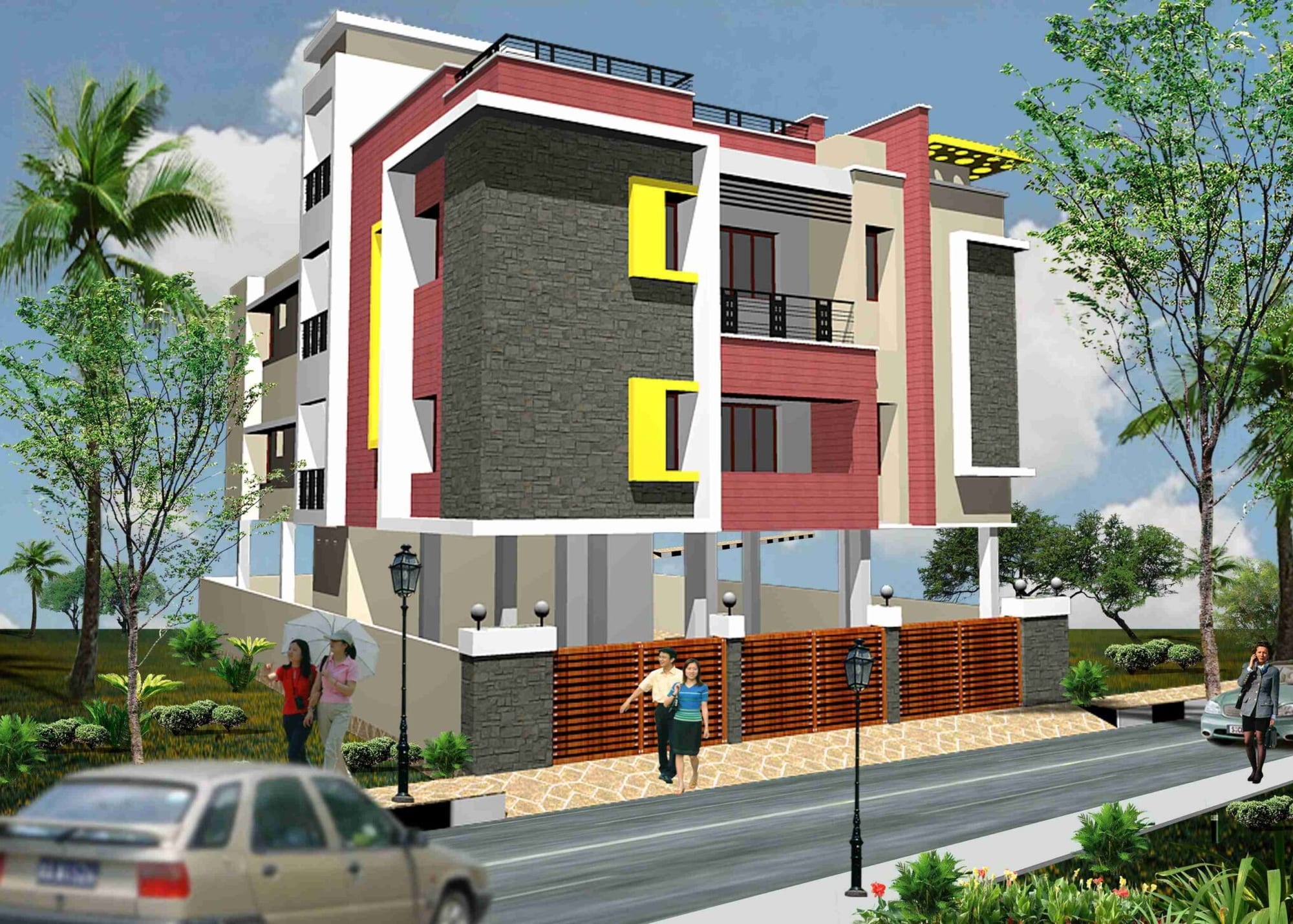 Front elevation of Dwarak Shree